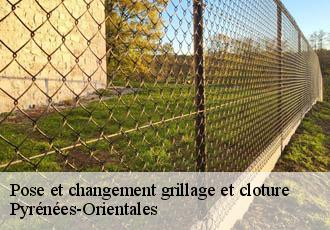 Pose et changement grillage et cloture Pyrénées-Orientales 